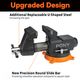 PONY 150mm (6") Pro Heavy-duty Swivel Base Bench Vise