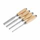Jorgensen 4pc Wood Chisels Set Incl. 1/4"/ 1/2&rdquo; / 3/4" / 1&rdquo; Chisel