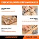 Jorgensen 3pc Whittling Knife Set Incl. 1-1/4" / 1-1/2"/1-3/4" Knives