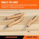 Jorgensen 3pc Whittling Knife Set Incl. 1-1/4" / 1-1/2"/1-3/4" Knives