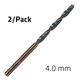 Hss Sprint Master 4.0mm X2 Sleeved Din338 ALPEN Drill Bit