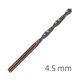 Hss Sprint Master 4.5mm 10-pack Hang Tag Din 338 ALPEN Drill Bits