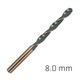 Hss Sprint Master 8.0mm 10-pack Hang Tag Din 338 ALPEN Drill Bits