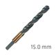 Hss Sprint Master 15.0mm Red Shank 9.5mm X1 Sleeved Din338 ALPEN Drill