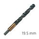 Hss Sprint Master 19.5mm Red Shank 12.5mm X1 Sleeved Din338 ALPEN Dril