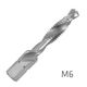 ALPEN Combination Tap Plw M6 1/4" Shank