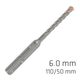 Force X 6.0 X 110/050 Sds-plus Rebar Drill Bit X4 Cutting Edges