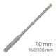 Force X 7.0 X 160/100 Sds-plus Rebar Drill Bit X4 Cutting Edges