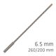Force X 6.5 X 260/200 Sds-plus Rebar Drill Bit X4 Cutting Edges
