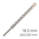 Force X 18.0 X 250/200 Sds-plus Rebar Drill Bit X4 Cutting Edges