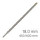 Force X 18.0 X 450/400 Sds-plus Rebar Drill Bit X4 Cutting Edges