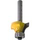 TORK CRAFT  CKP1202 Corner Round Router Bit 1/4 Inch with 1/4 Inch Shank
