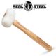 Hammer Urethane 38mm 1 1/2" Face Diam. Hick. Wood Handle