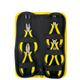 TORK CRAFT  TC603005 5pc Mini Plier Set With Carry Bag Micro