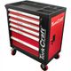 TORK CRAFT 6 Drawer Roller Cab Tool Box On Castors With 184pc Of Stock