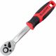 Ratchet 150mm 1/4"dr Offset Ergonomic Grip
