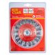 Wire Cup Brush Twisted Bevel Plain 115mmxm14 Blister