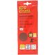 Sanding Sheet Orb 95 X 230mm 120gr Hook And Loop No Holes 5/pk