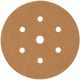 Gold Disc (50 Pieces) 40 Grit 150mm X 6+1 Holes Hook And Loop