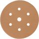 Gold Disc (50 Pieces) 600grit 150mm X 6+1 Holes Hook And Loop