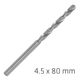 ALPEN Pro Hss 4.5mm Drill Din 338 Rn 135 Split Point Plastic Wallet (