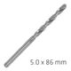 ALPEN Pro Hss 5mm Drill Din 338 Rn 135 Split Point Plastic Wallet (1