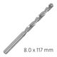 ALPEN Pro Hss 8mm Drill Din 338 Rn 135 Split Point Plastic Wallet