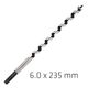 Wood Auger Drill Bit 6 X 235mm