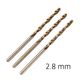 Hss Sprint Master 2.8mm X3 Sleeved Din338 ALPEN Drill Bit