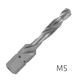 ALPEN Combination Tap Plw M5 1/4' Shank