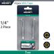 Hss Hand Tap Set Imperial G 1/4' Pouched