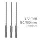 Sds Plus F4 Bit 5mm X 160 X 100 X3 Pcs Drill Hammer
