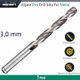 ALPEN Pro 3.0mm Hss Drill Din 338 Rn 135 With Split Point Bulk