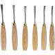 Chisel Set Wood Carving 6 Piece Wooden Box