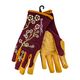 Ladies Slim Fit X-small Garden Gloves Maroon