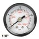 Press. Gauge 40mm 1/8' Rear Fit 0-16bar 0-1600kpa