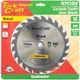 Blade Contractor 210 X 24t 30/1/20/16 Circular Saw Tct