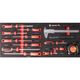 Tool Box 154 Pce 3 Drawer & Top Tray 535x255 X 315mm Track Box