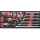 Tool Box 154 Pce 3 Drawer & Top Tray 535x255 X 315mm Track Box
